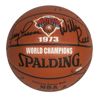 1973 NBA Champion New York Knicks Signed Ltd Ed 7/10 Official NBA Basketball